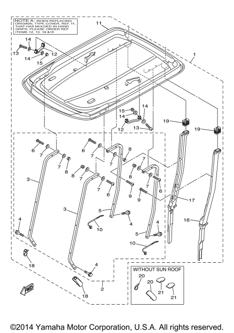 ALTERNATE FOR SUN ROOF