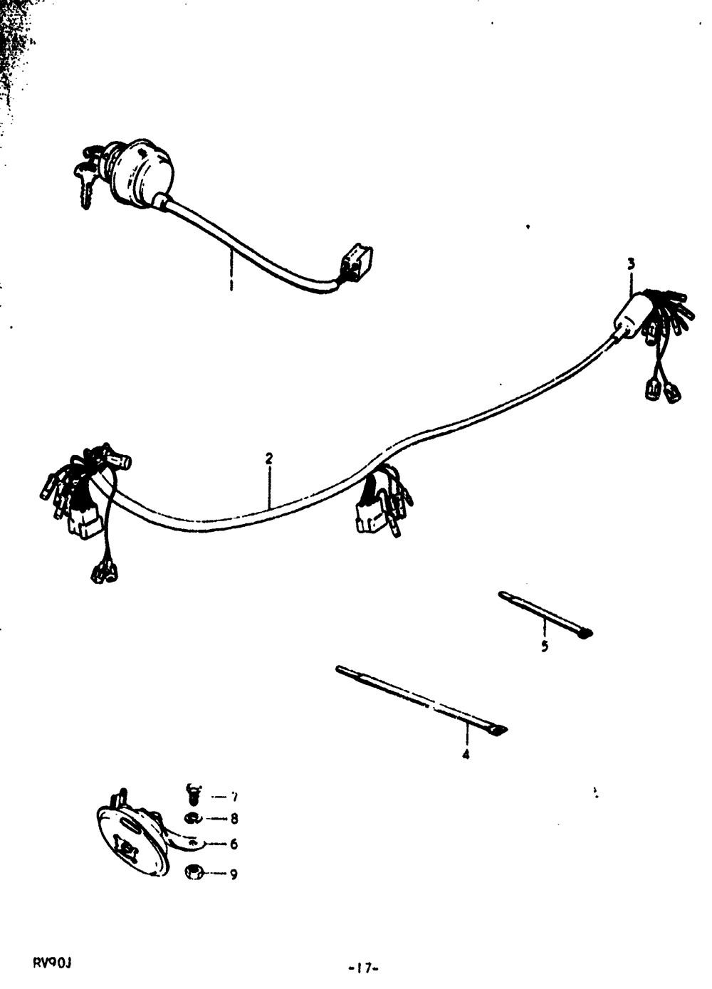 1972 Suzuki Motorcycles Parts Fiche | Suzuki of Van Nuys CA