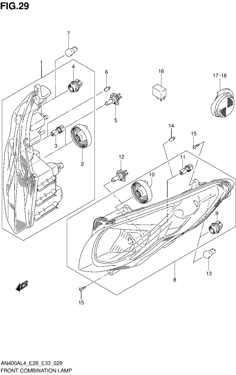 FRONT COMBINATION LAMP
