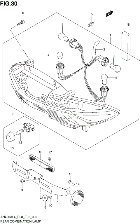 REAR COMBINATION LAMP