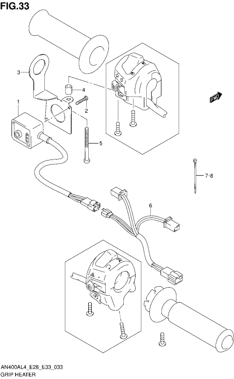 GRIP HEATER (AN400ZAL4 E28)