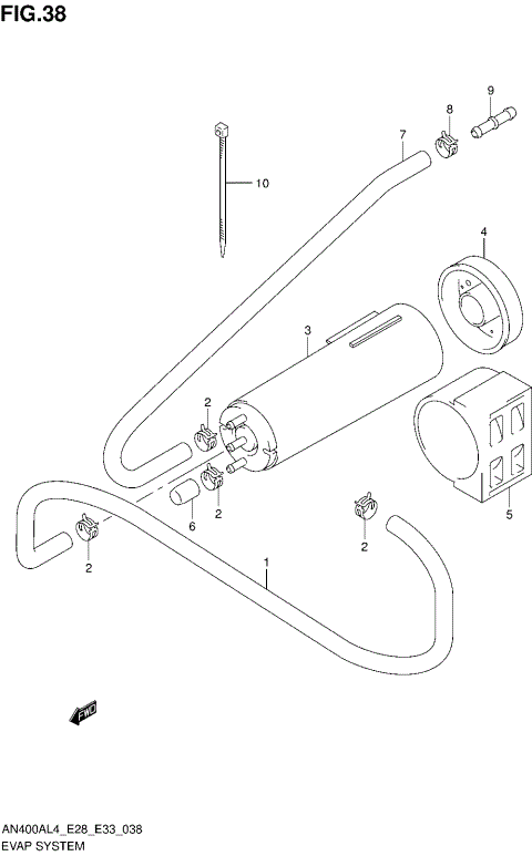 EVAP SYSTEM (AN400AL4 E33)