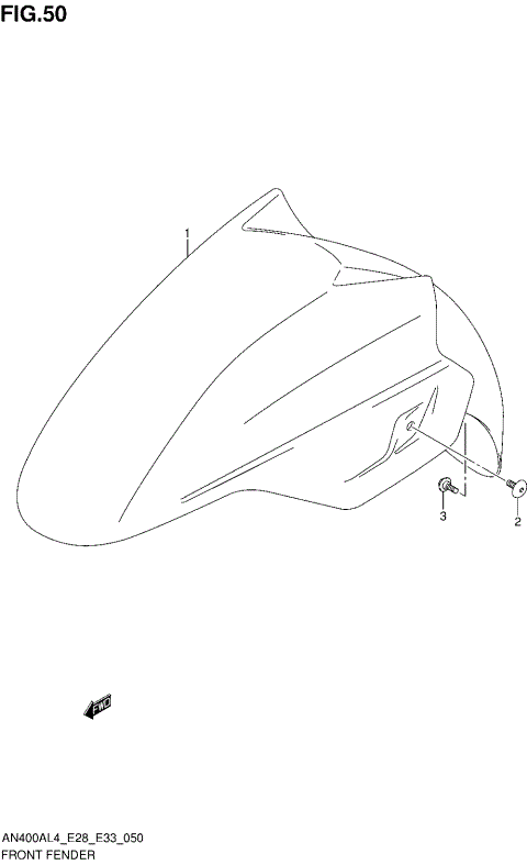FRONT FENDER (AN400AL4 E33)