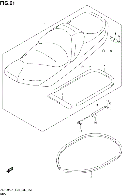 SEAT (AN400ZAL4 E28)