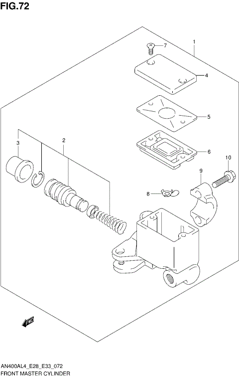 FRONT MASTER CYLINDER