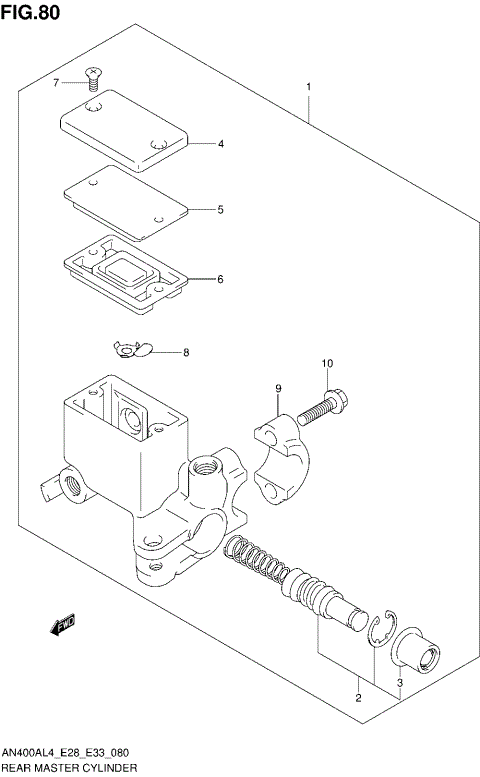 REAR MASTER CYLINDER