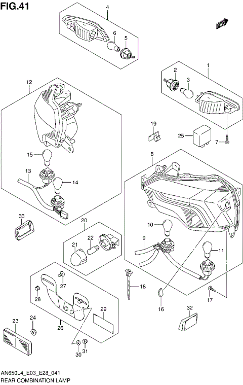 REAR COMBINATION LAMP