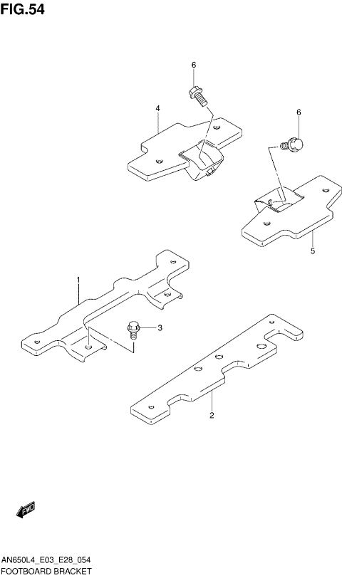FOOTBOARD BRACKET