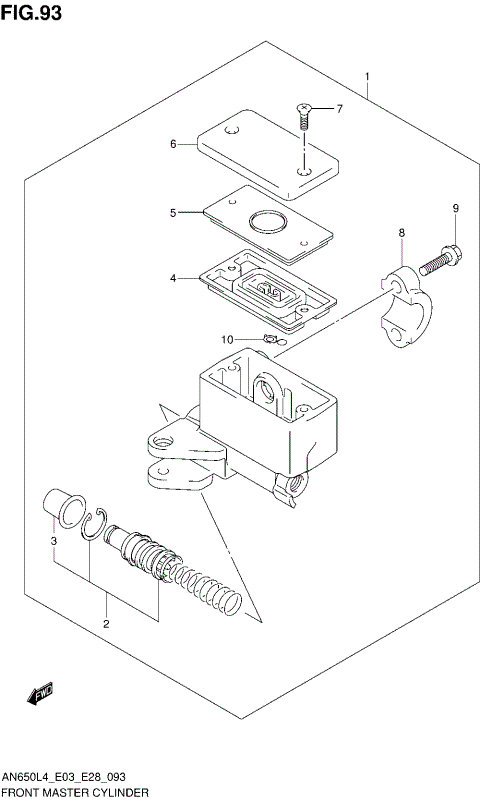 FRONT MASTER CYLINDER