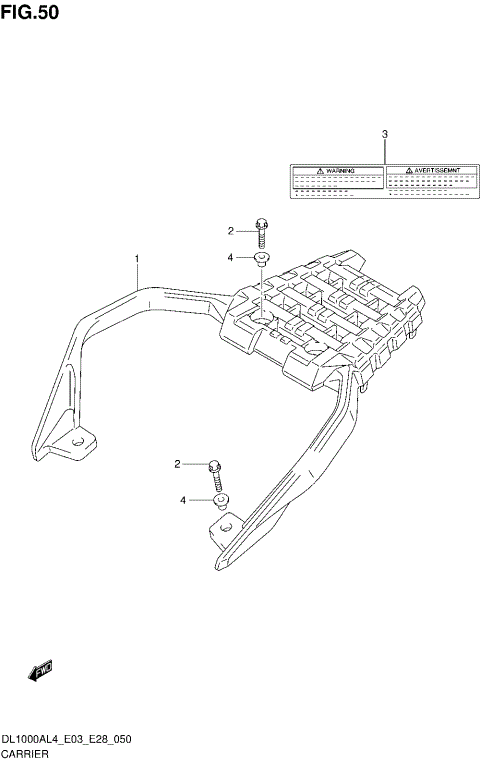 CARRIER (DL1000AL4 E28)