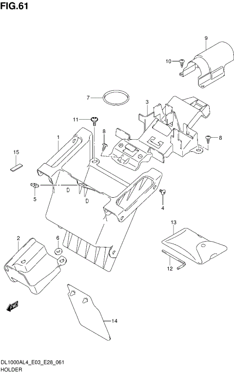 HOLDER (DL1000AL4 E33)
