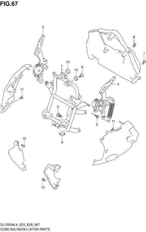 COWLING INSTALLATION PARTS