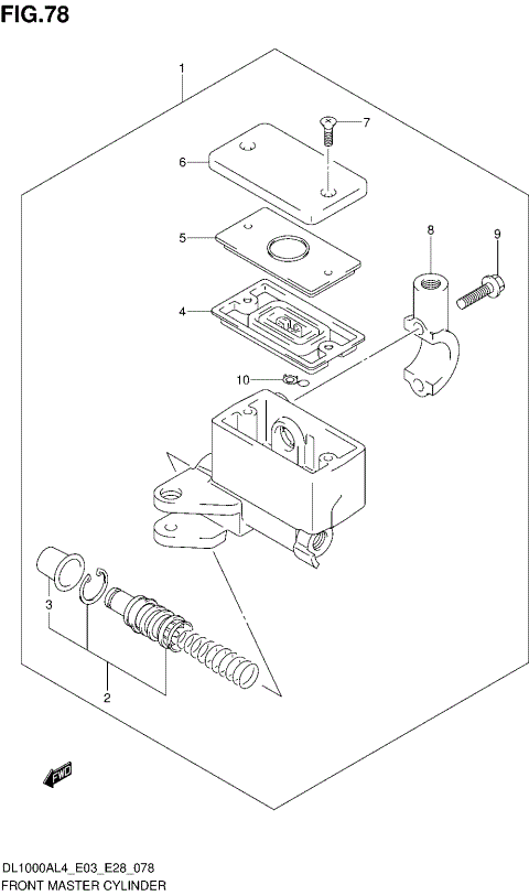 FRONT MASTER CYLINDER
