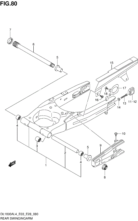REAR SWINGINGARM