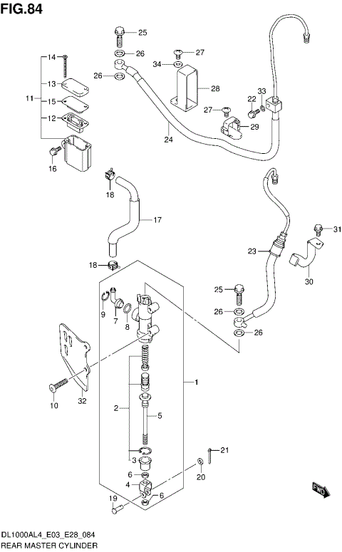 REAR MASTER CYLINDER