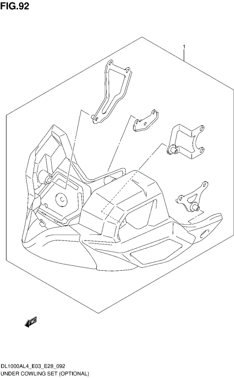 UNDER COWLING SET (OPTIONAL)