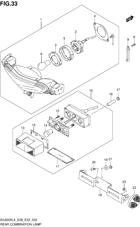 REAR COMBINATION LAMP