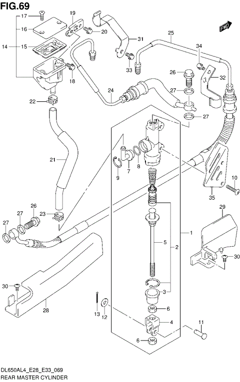 REAR MASTER CYLINDER