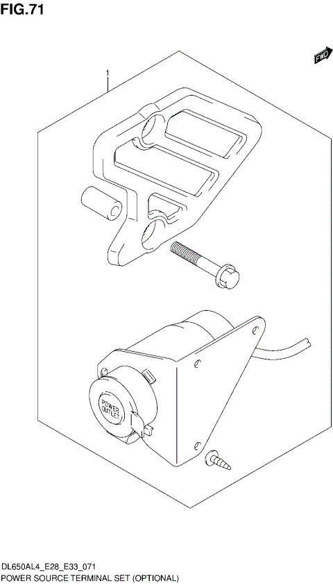 POWER SOURCE TERMINAL SET (OPTIONAL)
