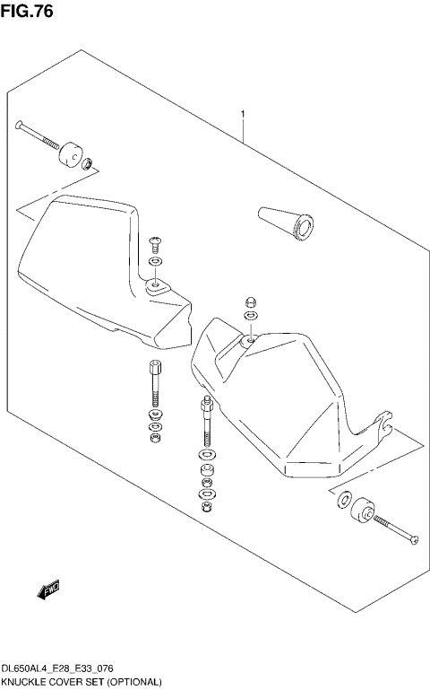 KNUCKLE COVER SET (OPTIONAL)