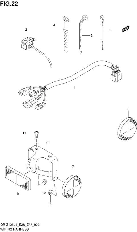 WIRING HARNESS (DR-Z125L4 E28)