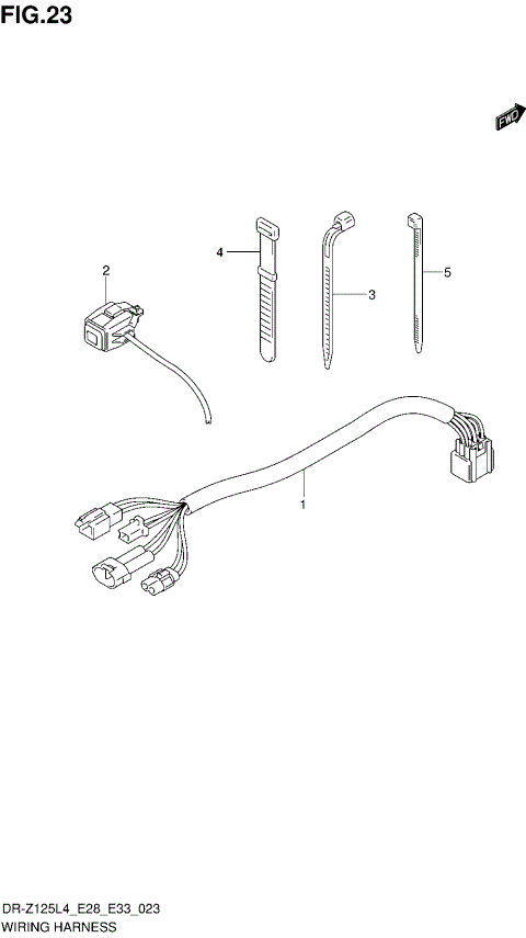 WIRING HARNESS (DR-Z125L4 E33)