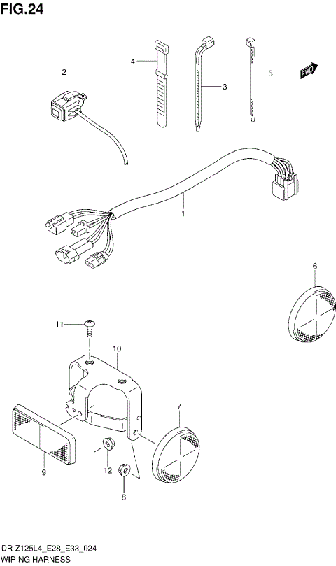 WIRING HARNESS (DR-Z125LL4 E28)