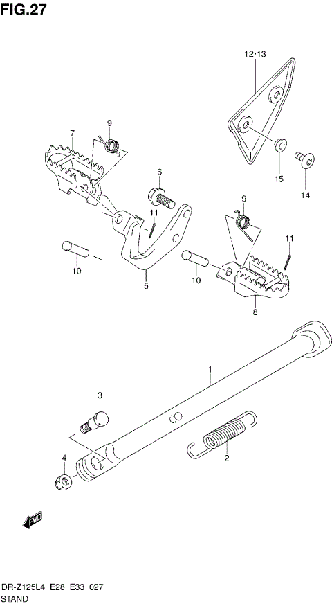 STAND (DR-Z125L4 E28)
