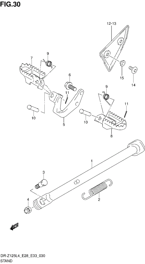 STAND (DR-Z125LL4 E33)