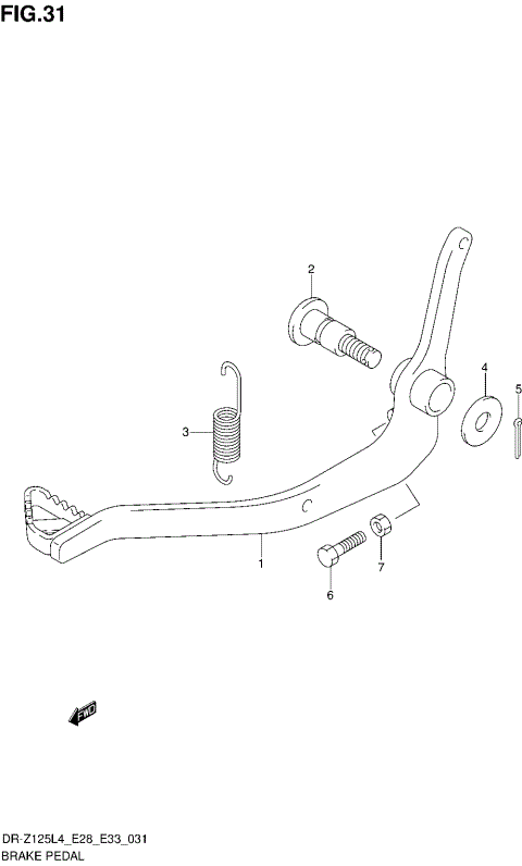 BRAKE PEDAL