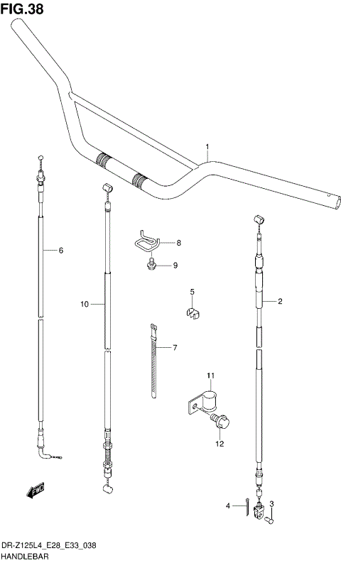 HANDLEBAR (DR-Z125L4 E33)