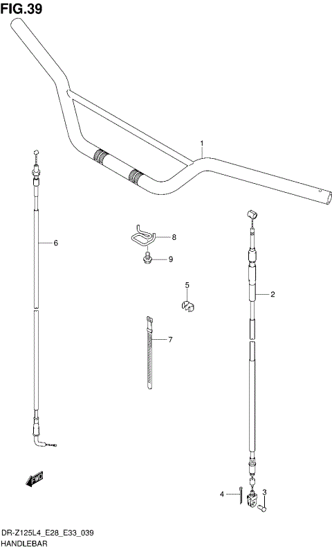 HANDLEBAR (DR-Z125LL4 E28)