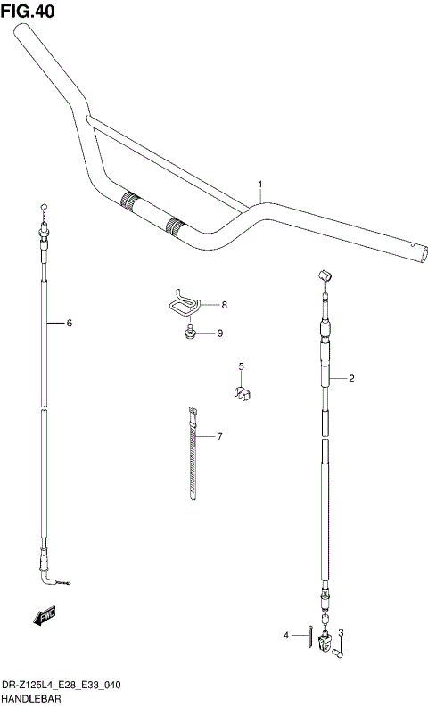HANDLEBAR (DR-Z125LL4 E33)