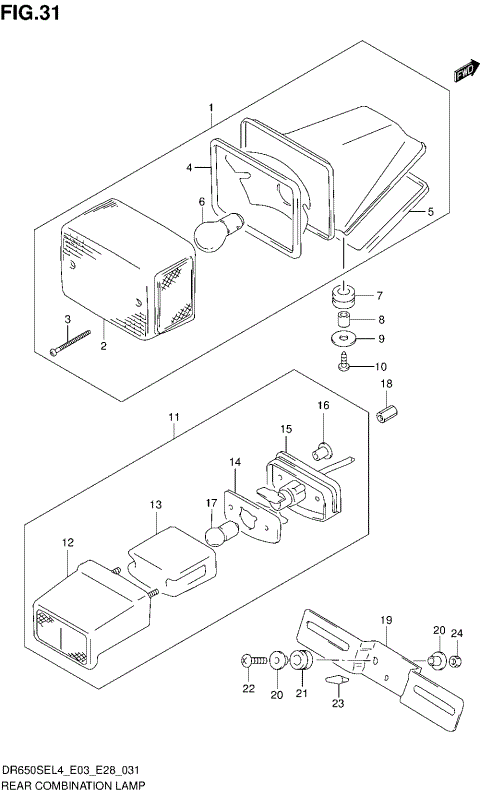 REAR COMBINATION LAMP