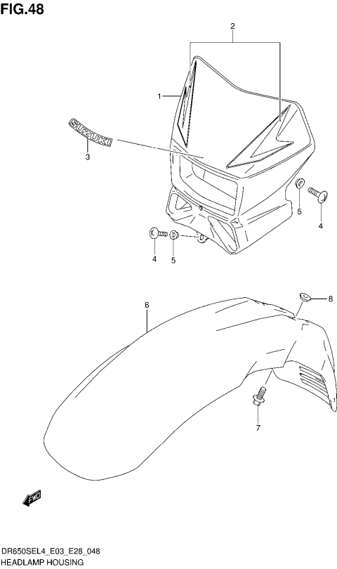HEADLAMP HOUSING