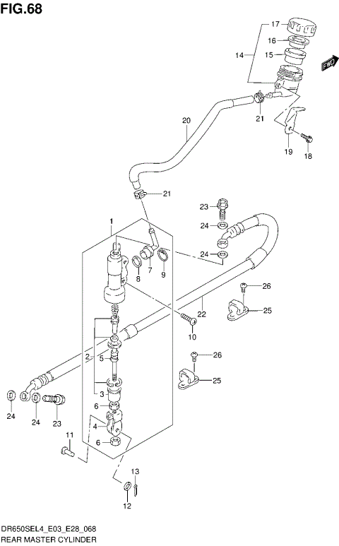 REAR MASTER CYLINDER