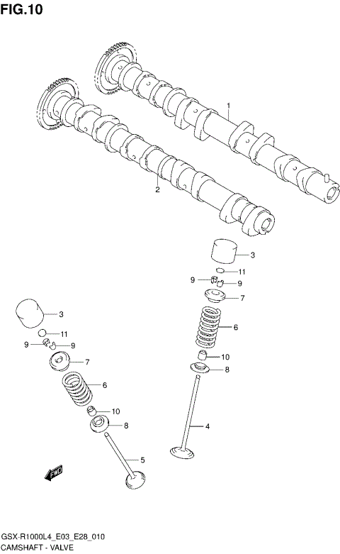 CAMSHAFT - VALVE