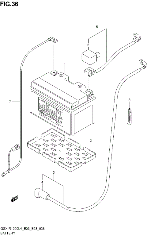 BATTERY (GSX-R1000L4 E03)