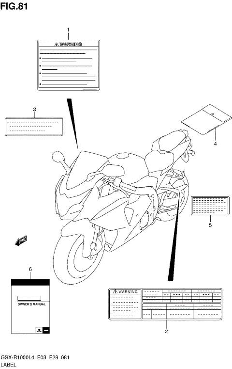 LABEL (GSX-R1000L4 E03)