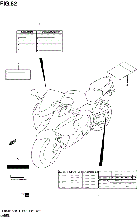 LABEL (GSX-R1000L4 E28)