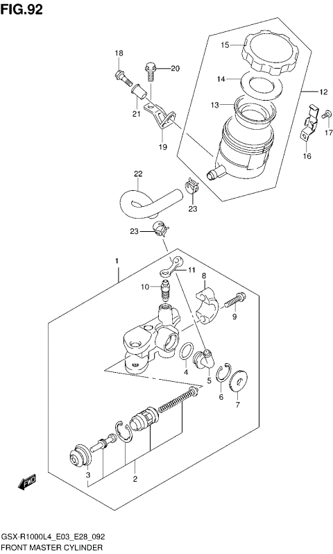 FRONT MASTER CYLINDER