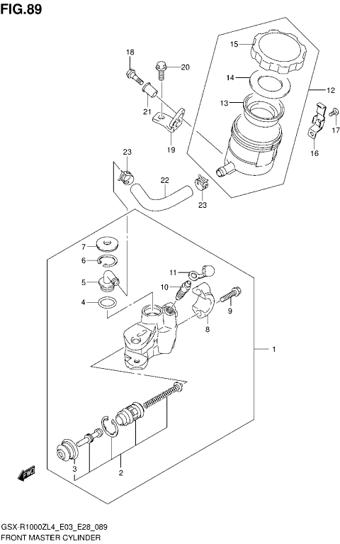 FRONT MASTER CYLINDER