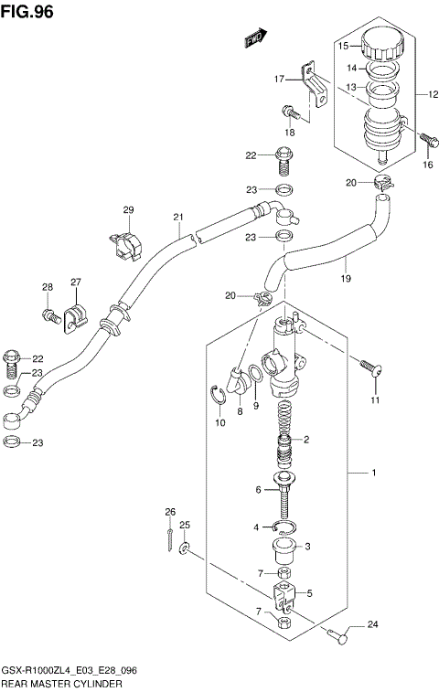REAR MASTER CYLINDER