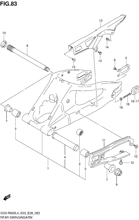 REAR SWINGINGARM