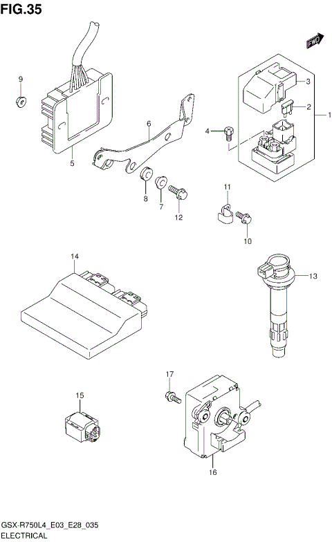 ELECTRICAL (GSX-R750L4 E03)