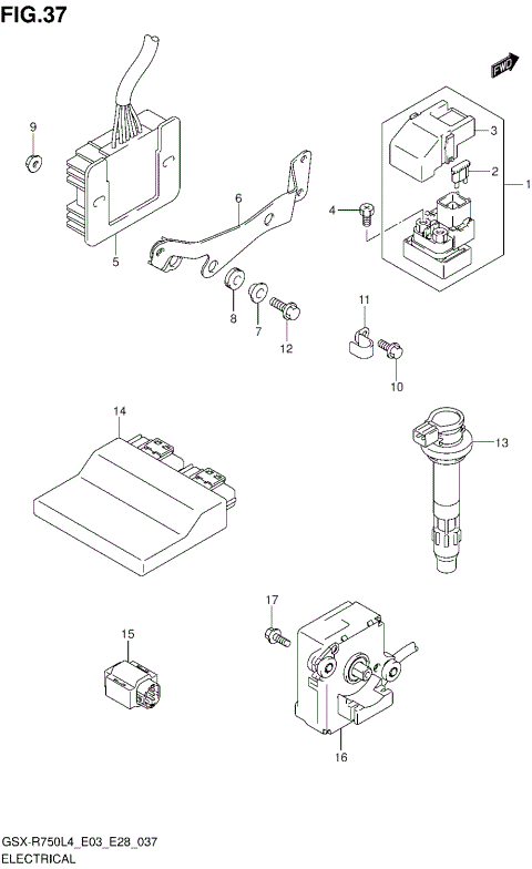 ELECTRICAL (GSX-R750L4 E33)