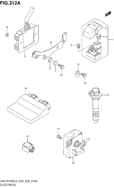 ELECTRICAL (GSX-R750ZL4 E03)