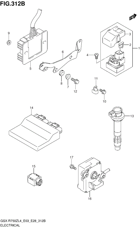 ELECTRICAL (GSX-R750ZL4 E28)