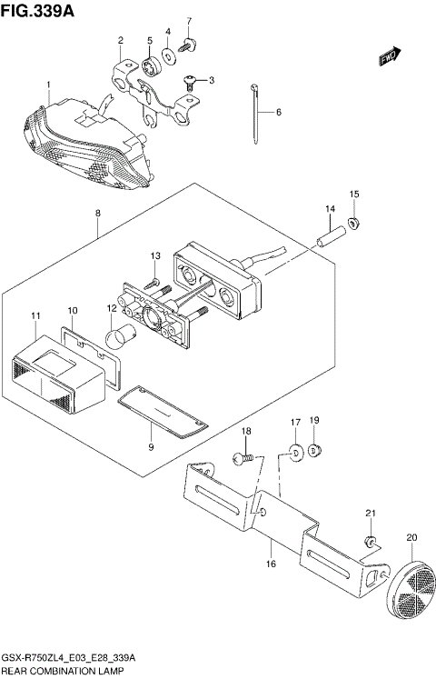 REAR COMBINATION LAMP