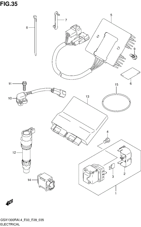 ELECTRICAL (GSX1300RAL4 E28)